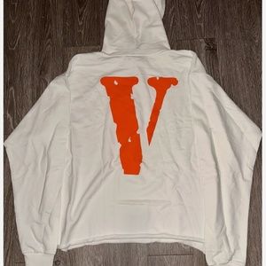 Authentic White Vlone Friends Pullover Hoodie Men's Size XXL - NEW rare